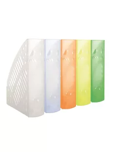 DONAU Iratpapucs, műanyag, 70 mm, DONAU, áttetsző sárga