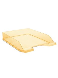 DONAU Irattálca, műanyag, DONAU, áttetsző narancssárga