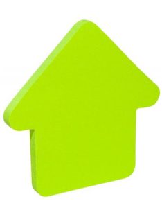   DONAU Öntapadó jegyzettömb, nyíl alakú, 50 lap, DONAU, zöld