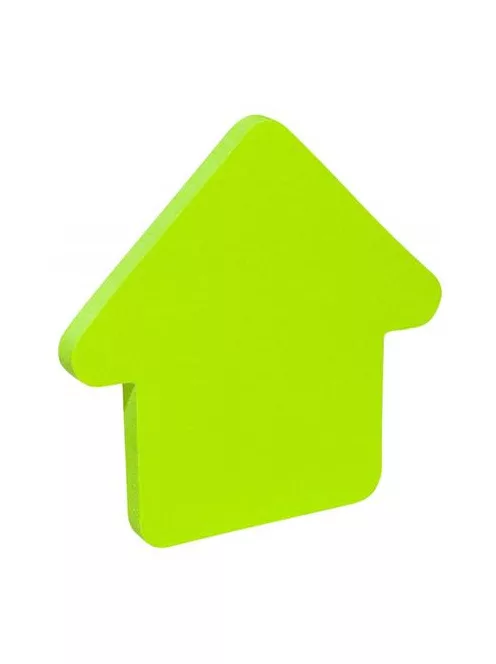 DONAU Öntapadó jegyzettömb, nyíl alakú, 50 lap, DONAU, zöld