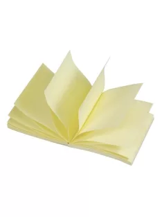   DONAU Öntapadó jegyzettömb, "Z", 76x76 mm, 100 lap, DONAU, sárga