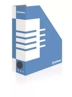 DONAU Iratpapucs, karton, 100 mm, DONAU, kék-fehér