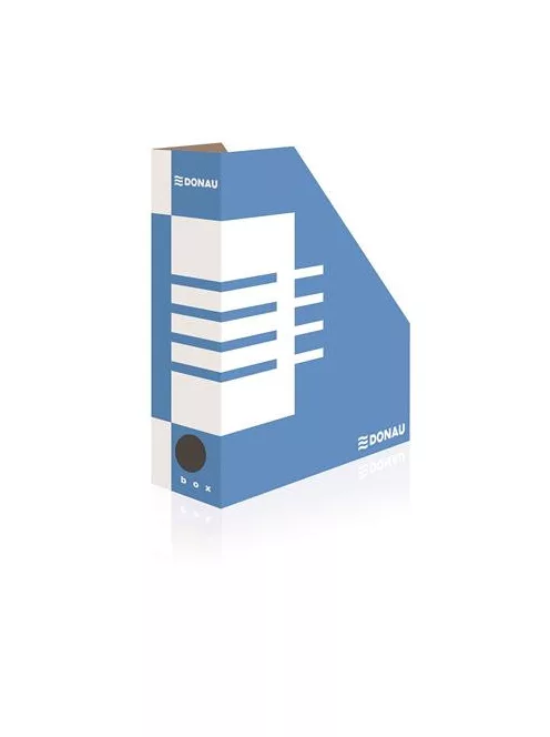 DONAU Iratpapucs, karton, 100 mm, DONAU, kék-fehér