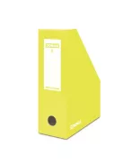 DONAU Iratpapucs, karton, 100 mm, DONAU, citromsárga