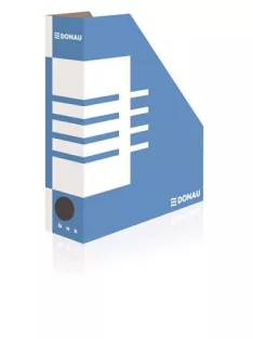 DONAU Iratpapucs, karton, 80 mm, DONAU, kék-fehér