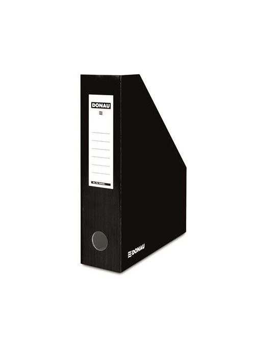 DONAU Iratpapucs, karton, 80 mm, DONAU, fekete