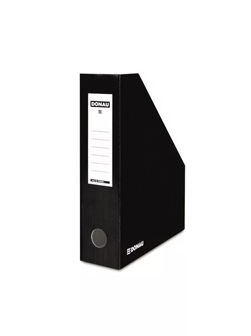 DONAU Iratpapucs, karton, 80 mm, DONAU, fekete
