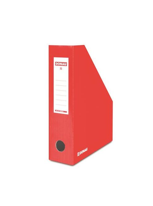 DONAU Iratpapucs, karton, 80 mm, DONAU, piros