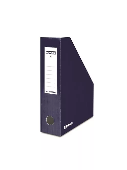 DONAU Iratpapucs, karton, 80 mm, DONAU, sötétkék
