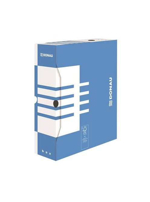 DONAU Archiválódoboz, A4, 100 mm, karton, DONAU, kék