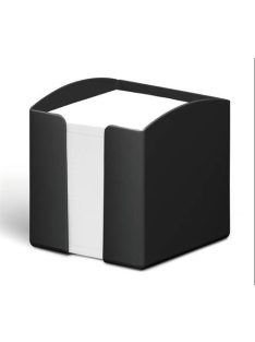   DURABLE Jegyzettömbtartó, műanyag, 100x100 mm, feltöltve, DURABLE "ECO", fekete