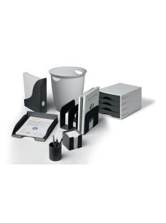   DURABLE Jegyzettömbtartó, műanyag, 100x100 mm, feltöltve, DURABLE "ECO", fekete