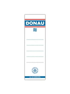  DONAU Cserecímke, iratrendezőhöz, kétoldalas, 48x153 mm, DONAU, fehér