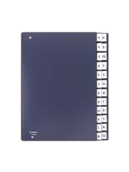 DONAU Előrendező, A4, A-Z, karton, DONAU, sötétkék