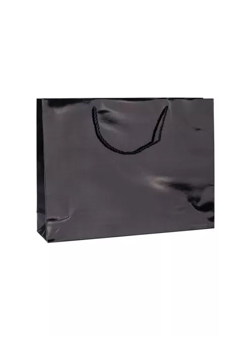 DONAU Ajándéktáska, zsinórfüles, 40x30x10 cm, DONAU "Home", vegyes metál színek