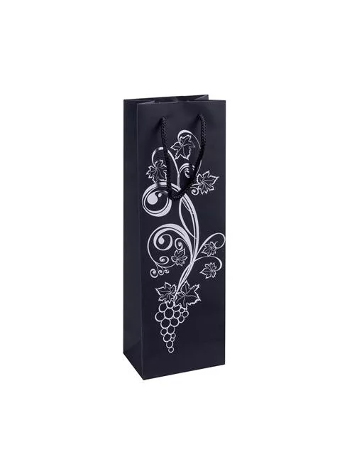 DONAU Italtartó tasak, zsinórfüles, 12x35,5x8 cm, DONAU "Home", vegyes minta