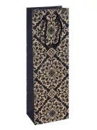 DONAU Italtartó tasak, zsinórfüles, 12x35,5x8 cm, DONAU "Home", vegyes minta