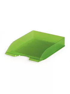   DURABLE Irattálca, műanyag, DURABLE, "Basic", áttetsző zöld