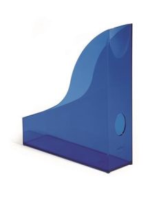   DURABLE Iratpapucs, műanyag, 73 mm, DURABLE, "Basic", áttetsző kék