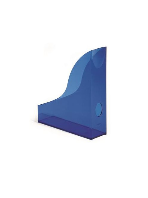 DURABLE Iratpapucs, műanyag, 73 mm, DURABLE, "Basic", áttetsző kék