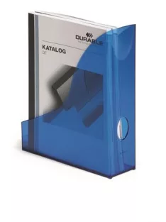   DURABLE Iratpapucs, műanyag, 73 mm, DURABLE, "Basic", áttetsző kék