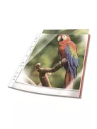 DURABLE Genotherm, lefűzhető, PP, A4, 80 mikron, DURABLE "Prémium", piros