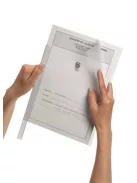 DURABLE Iratsín borító, 1-100 lap, A4, DURABLE, áttetsző