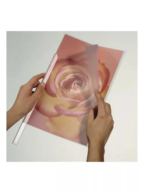 DURABLE Iratsín borító, 1-100 lap, A4, DURABLE, áttetsző