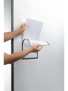 DURABLE Dokumentumtartó, A4, mágneses, DURABLE, szürke