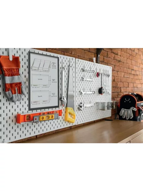 DURABLE Dokumentumtartó, A4, mágneses, DURABLE, szürke