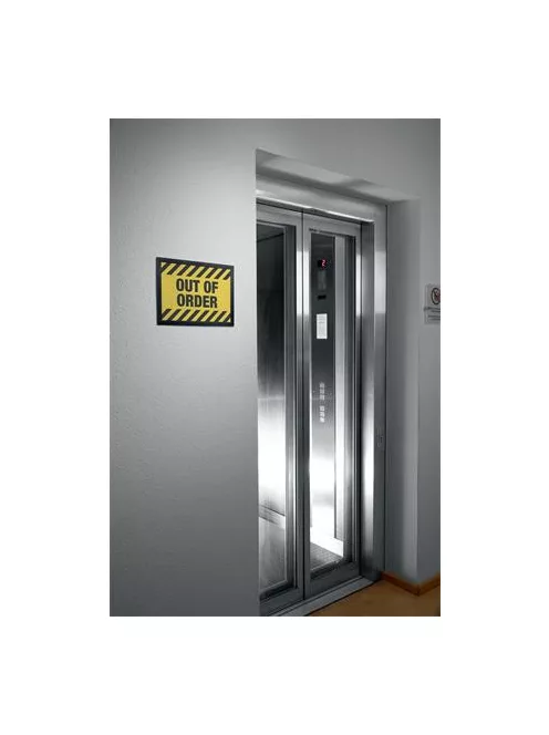 DURABLE Dokumentumtartó, A4, mágneses, DURABLE, szürke