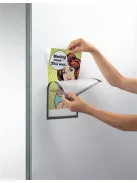 DURABLE Dokumentumtartó, A4, mágneses, DURABLE, szürke