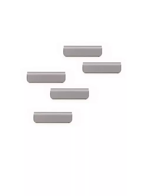DURABLE Jegyzettartó klip, öntapadó, mágneses, DURABLE "DURAFIX® CLIP", ezüst