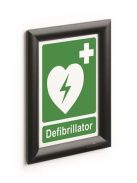 DURABLE Posztertábla, fali, A5, alumínium keret, DURABLE, fekete