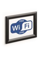 DURABLE Posztertábla, fali, A5, alumínium keret, DURABLE, fekete