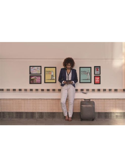 DURABLE Posztertábla, fali, A5, alumínium keret, DURABLE, fekete