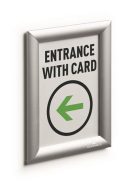 DURABLE Posztertábla, fali, A5, alumínium keret, DURABLE