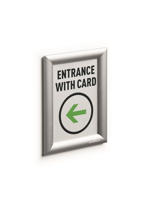 DURABLE Posztertábla, fali, A5, alumínium keret, DURABLE