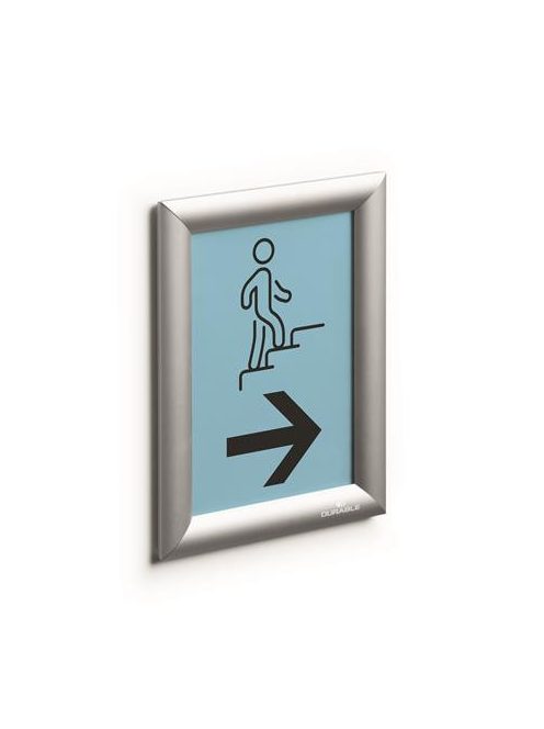 DURABLE Posztertábla, fali, A5, alumínium keret, DURABLE