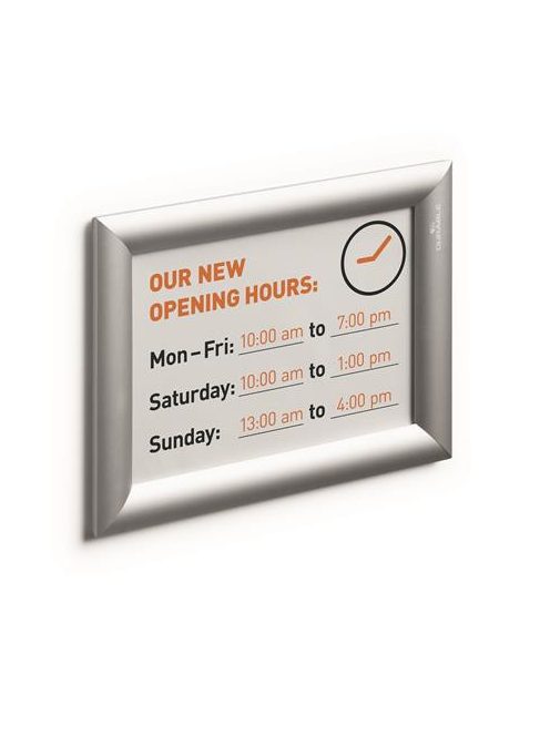 DURABLE Posztertábla, fali, A5, alumínium keret, DURABLE