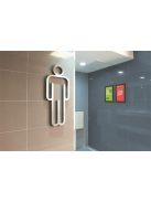 DURABLE Posztertábla, fali, A4, alumínium keret, DURABLE, fekete