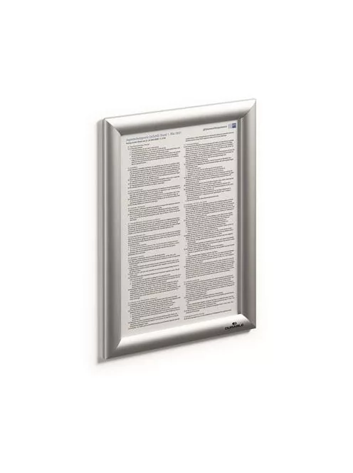 DURABLE Posztertábla, fali, A4, alumínium keret, DURABLE