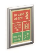 DURABLE Posztertábla, fali, A4, alumínium keret, DURABLE