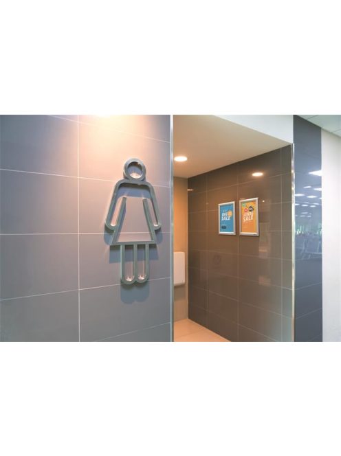 DURABLE Posztertábla, fali, A4, alumínium keret, DURABLE