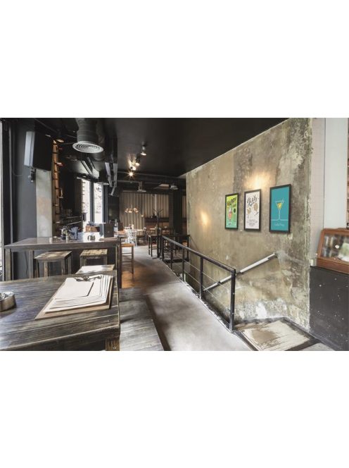 DURABLE Posztertábla, fali, A3, alumínium keret, DURABLE, fekete