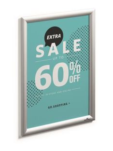 DURABLE Posztertábla, fali, A3, alumínium keret, DURABLE