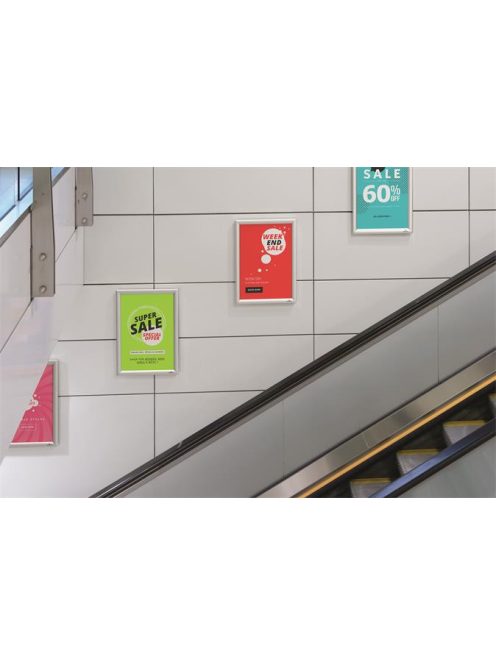 DURABLE Posztertábla, fali, A3, alumínium keret, DURABLE