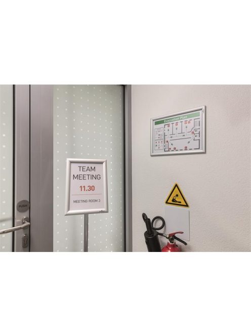 DURABLE Posztertábla, fali, A3, alumínium keret, DURABLE