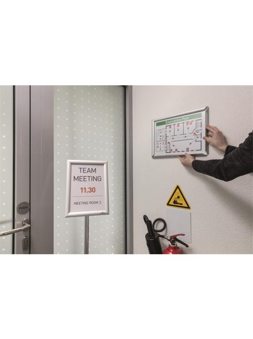 DURABLE Posztertábla, fali, A3, alumínium keret, DURABLE