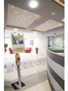 DURABLE Padlóállvány, A3, DURABLE "INFO SIGN", ezüst